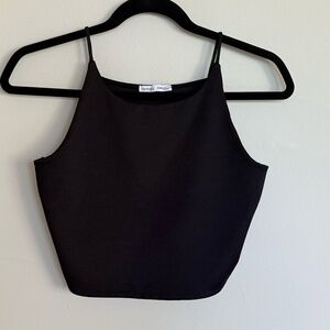Zara Black Crop Top